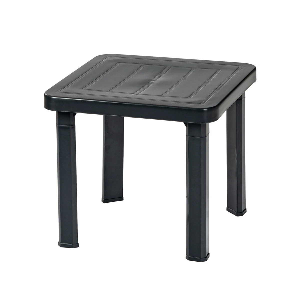 Sun Lounger Side Table Plastic Home Garden Sunlounger Pool Grey
