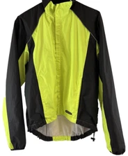 IllumiNITE Men's Reflective Jacket Running Walking Cycling Optic Yellow Full Zip