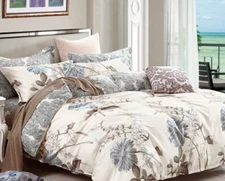 daisy bedding set: 2pc/3pc/5pc duvet cover set or 3pc/4pc sheet set all sizes