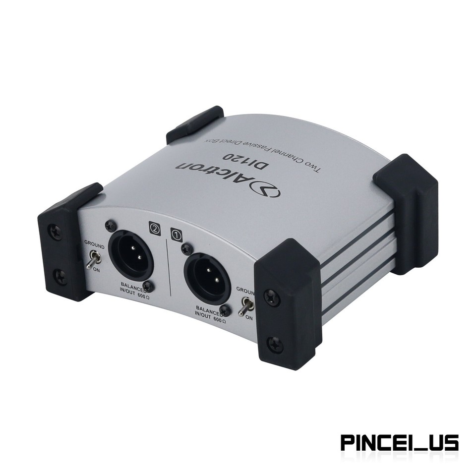 Alctron DI120 Two Channel Passive Direct Box DI Box for Electric Guitar