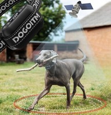 GPS Dog Wireless Fence for Outdoor, Pet Containment System with AI Smart GPS Sig