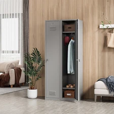 TOPASS Metal Locker Storage Cabinet Metal Locker For Employees Office School