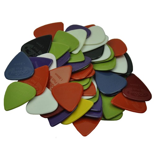 100pcs Alice X-Heavy 1.5mm Guitar Picks Plectrum Nylon Anti-slip Assorted Colors - Picture 2 of 4