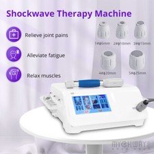 Used 8 Bar Pneumatic ED-Shockwave Therapy Device for Muscle Pain Relief Q60 US