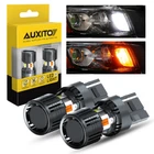 No Hyper Flash 7443 7444NA Switchback LED Turn Signal Parking Lights Bulbs EOA
