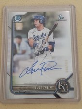 LUCA TRESH Rookie Autograph 2022 1st Bowman Chrome AUTO Refractor /499