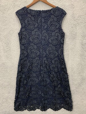 Lauren Ralph Lauren Lighthouse Navy Floral Lace Back Zip Lined Evening Gown 10 | eBay Lauren Ralph Lauren Lighthouse Navy Floral Lace Back Zip Lined Evening Gown 10 | eBay