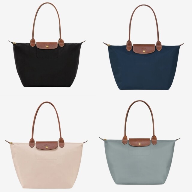 トートバッグ Longchamp Black Le Pliage Original S Bag Le Pliage Original L Tote bag Black - Recycled canvas
