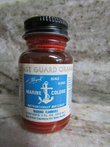 FLOQUIL MARINE COLORS MODEL PAINT 1oz 1 OUNCE - COAST GUARD ORANGE