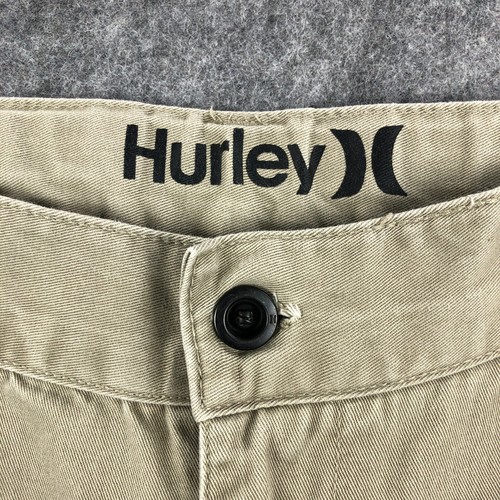 Hurley Youth Boys Jeans Sz 16 Tan Flex Stretch Straight Adjustable Stretch Waist - Picture 3 of 12