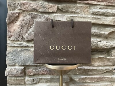 GUCCI Firenze 1921 Gift / Shopping Bag - Elegant and Brand New 9x6.7x2.5