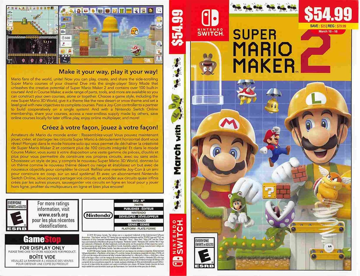 新品未開封 SUPER MARIO MAKER 2 1200?cb=20190215010641