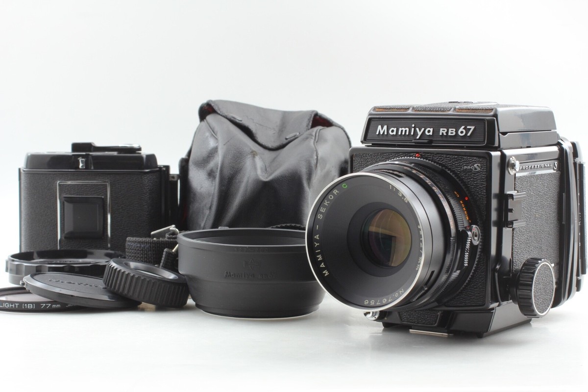 マミヤ RB67 PRO S SEKOR C 127 N.Mint] Mamiya RB67 Pro S + Sekor C 127mm f3.8 + 120 Film