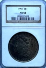 1901 Morgan Dollar, AU 50 NGC, NR