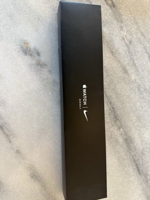 Apple Watch Nike Plus Nike+ Series 3 38mm Anthr/Black Sport A1858 EMPTY BOX ONLY