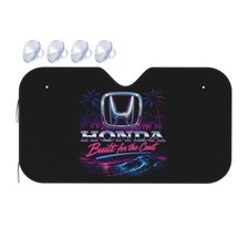 Honda Car Size S Windshield Front Window Sun Shade Cover Visor Uv Black Honda Car Size S Windshield Front Window Sun Shade Cover Visor Uv Black