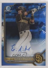 2022 Bowman Sapphire Edition Chrome Prospects Euribiel Angeles Auto 0ok8