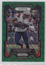 2023 Panini Prizm Rookies Green Wave Prizm Kayshon Boutte #370 uw5