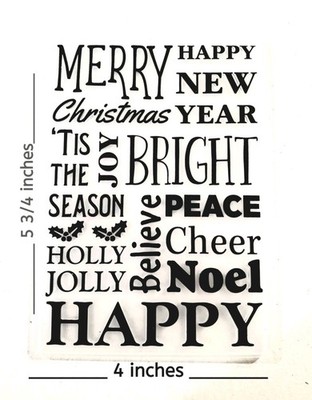 Christmas Embossy Folder, Scrapbooking, Card Making, Craft Supplies