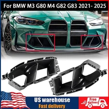 For BMW M3 G80 M4 G82 G83 2021- 2025 Front Bumper Lower Vent Grille Carbon Fiber