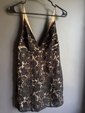 Women’s Free People Black Lace Mini Dress Size 0