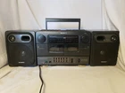 Vtg Sony 4 Band Boombox CFS-W430 Am/FM Radio Cassette Detach Speakers For Parts