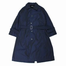 tricot COMME des GARCONS 21AW Boa-lined Soutien Collar Coat M Navy