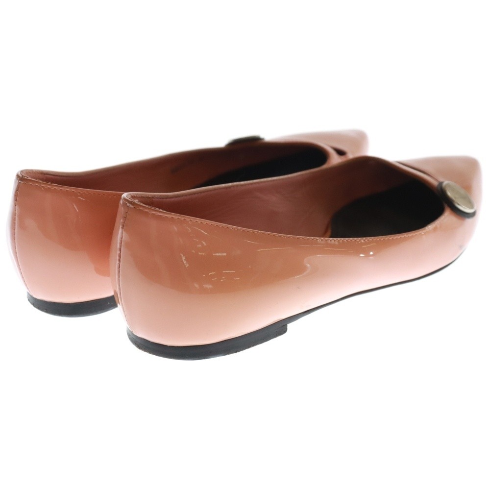 Louis Vuitton Pointed Toe Logo Enamel Flat Pumps Pink Ma0175 Women'S thumbnail 4