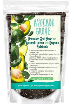 Premium Organic Potting Mix for Avocado Trees   FastDraining,