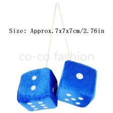 New Plush Dice Car Hanger Velvet Stress Relief Squeeze Toy Fast Shipping New Plush Dice Car Hanger Velvet Stress Relief Squeeze Toy Fast Shipping
