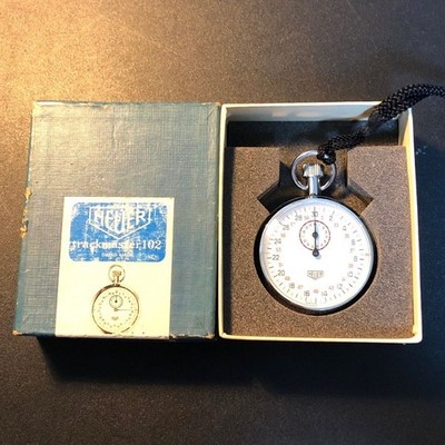 TAG Heuer Vintage Hand-Wind Stopwatch HS703-102 with Box Near Mint