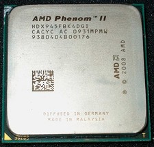 AMD Phenom II X 4 3.0 GHz 945 Quad-Core Processor, HDX945FBK4DGI, AM3, US
