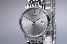 [Casi COMO NUEVO] Reloj Longines Grand Classic L4.720.4 33 mm esfera plateada cuarzo para hombre