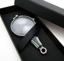 Art Deco Sterling Silver 935 Lorgnette Folding Glasses Vintage Eyeglasses