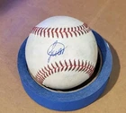 Autographed Baseball game used JUAN CABADA Chicago Cubs