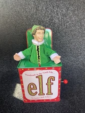 2003 Elf The Movie Promotional Schylling Jack-In-The-Box Toy Will Ferrell Promo