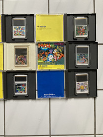 PC Engine  game lot of 9 games  (Adventure Island, etc.)  Turbografx 16