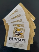 Vintage Lot Of 50 FALSTAFF Beer Bottle Labels - Cranston, RI