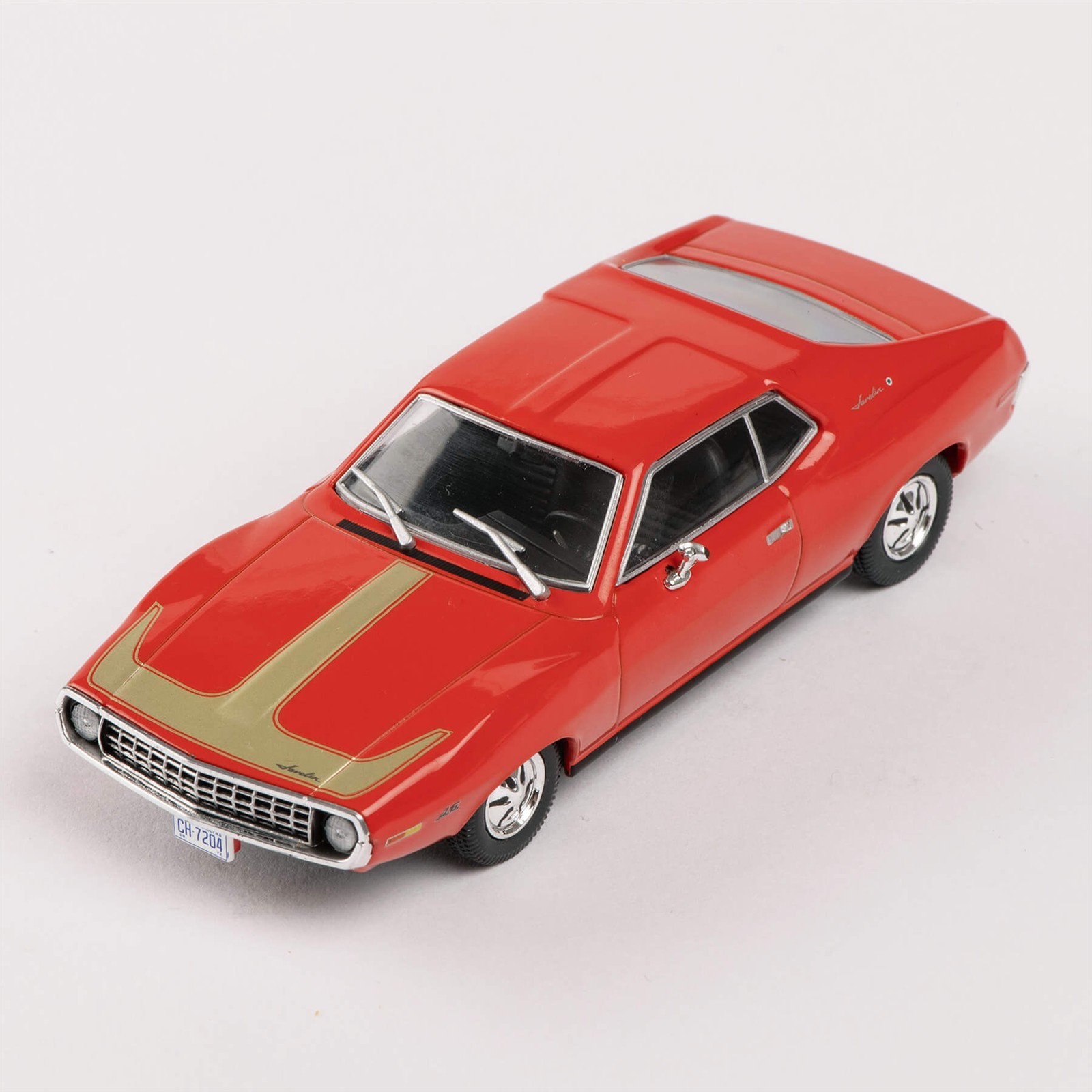 DeAgostini 1/43 AMC Javelin - 1972 Red American Car Collection DAAC12