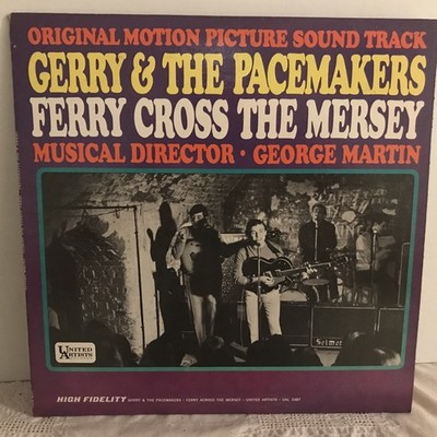 GERRY & THE PACEMAKERS LP FERRY CROSS THE MERSEY SNDTRK 1965 MONO UAL3387
