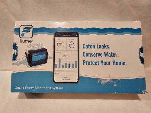 Flume F1100 Intelligent Leak Detection Detector Water Management Tested WORKS!