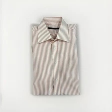 GORGEOUS 100 PERCENT BIJAN! MENS DRESS SHIRT 16/41 MADE IN ITALY GREAT CONDITION