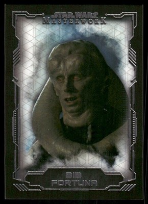 2016 Topps Star Wars Masterwork #16 Bib Fortuna