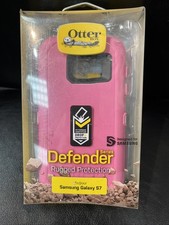 Genuine OtterBox Defender Case Samsung Galaxy S7 Melon Pop Pink/White