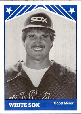 1983 Glens Falls White Sox TCMA #5 Scott Meier Tokay Lodi California CA Card