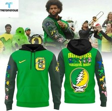 Oregon Duck Grateful Dad 2025 3D All Over Printed Hoodie