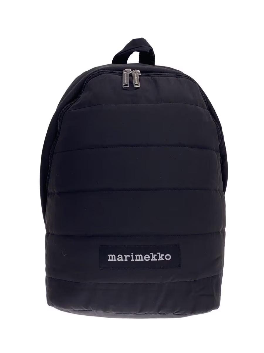 Marimekko Backpack, Polyester, Black, Solid Color… - image 1