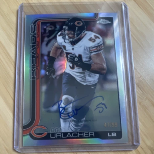 2025 Topps Chrome Brian Urlacher Base (RAW)