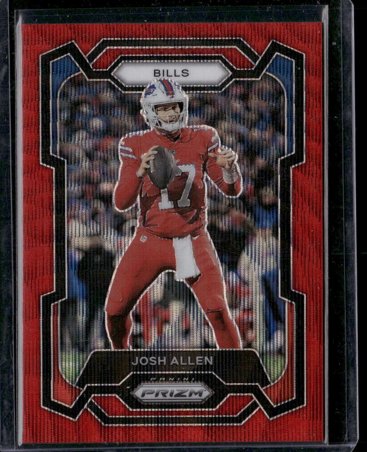 2023 Panini Prizm Josh Allen Red Wave Prizm /149 #32 Buffalo Bills