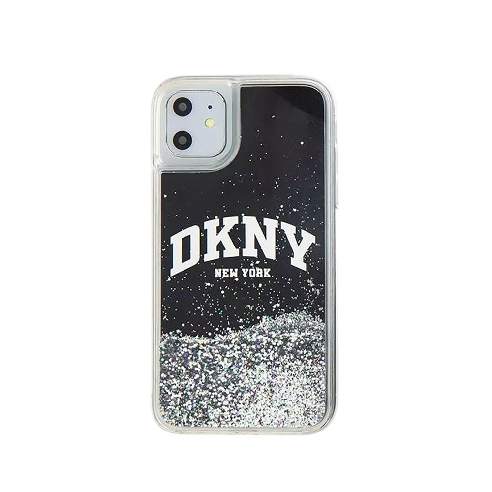 Coque iPhone 11 pailletée DKNY idéale pour vos soirées citadines